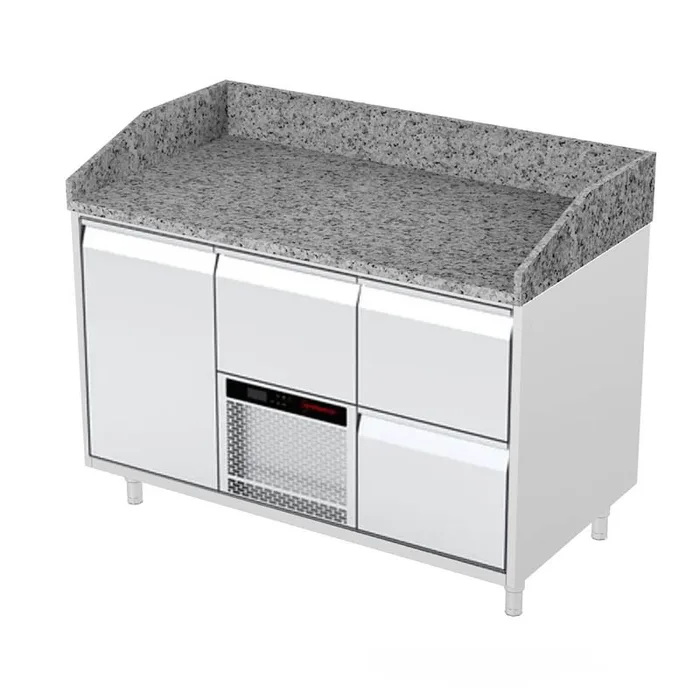 Galds ledusskapis ar granīta virsmu P230 1300mm