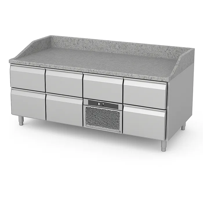Galds ledusskapis ar granīta virsmu P313 1720mm