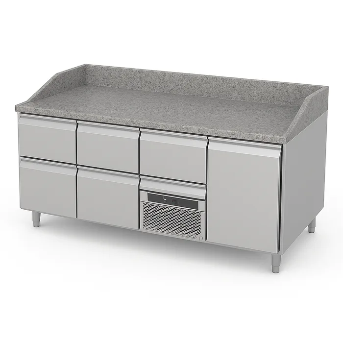 Galds ledusskapis ar granīta virsmu P335 1720mm