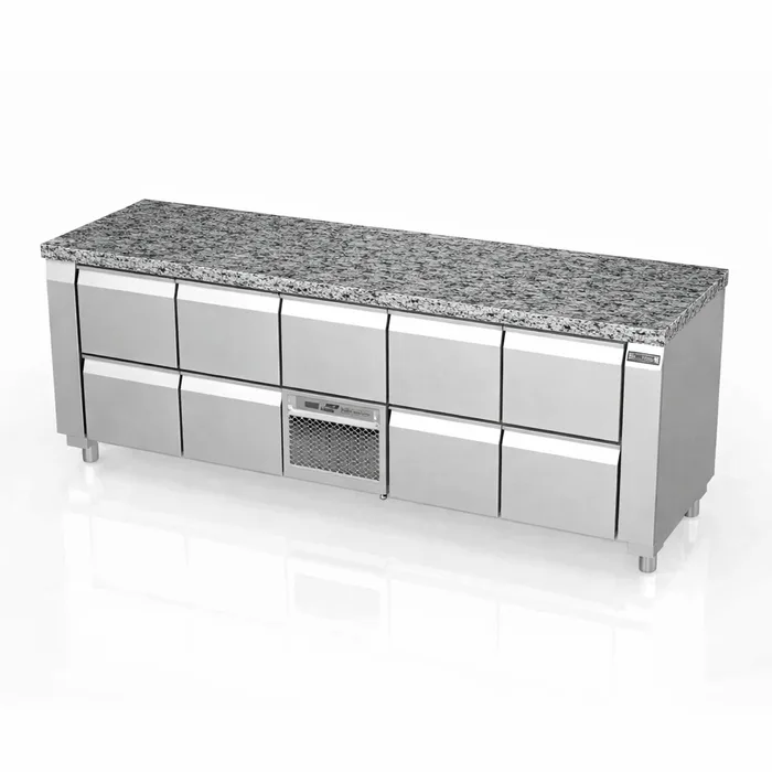 Galds ledusskapis ar granīta virsmu P414 2130mm