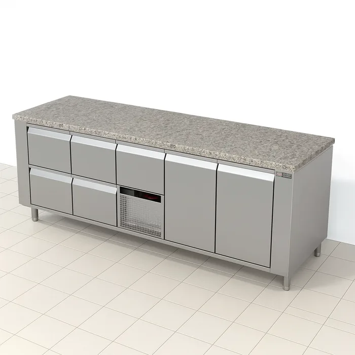 Galds ledusskapis ar granīta virsmu P436 2130mm