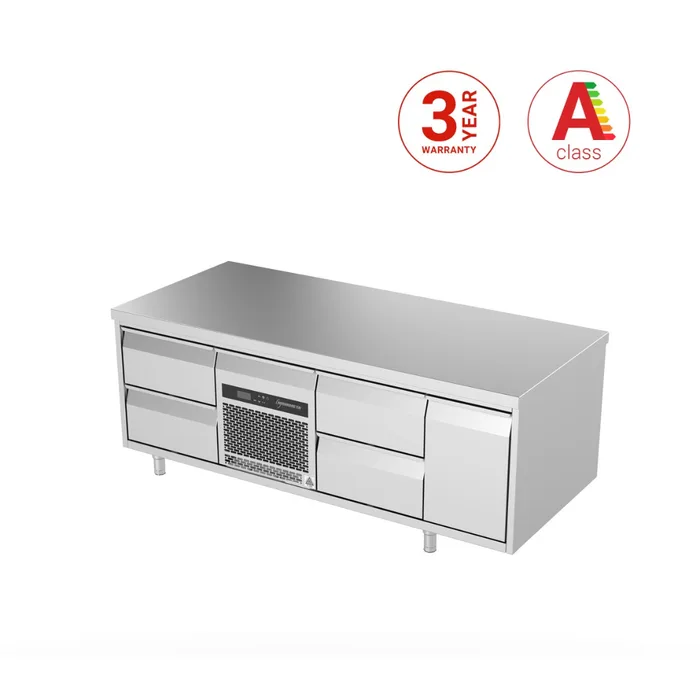 Galds ledusskapis zemais P226 1600mm ar neitrālo atvilktni